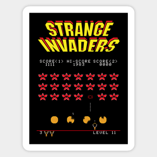 Strange Invaders Sticker